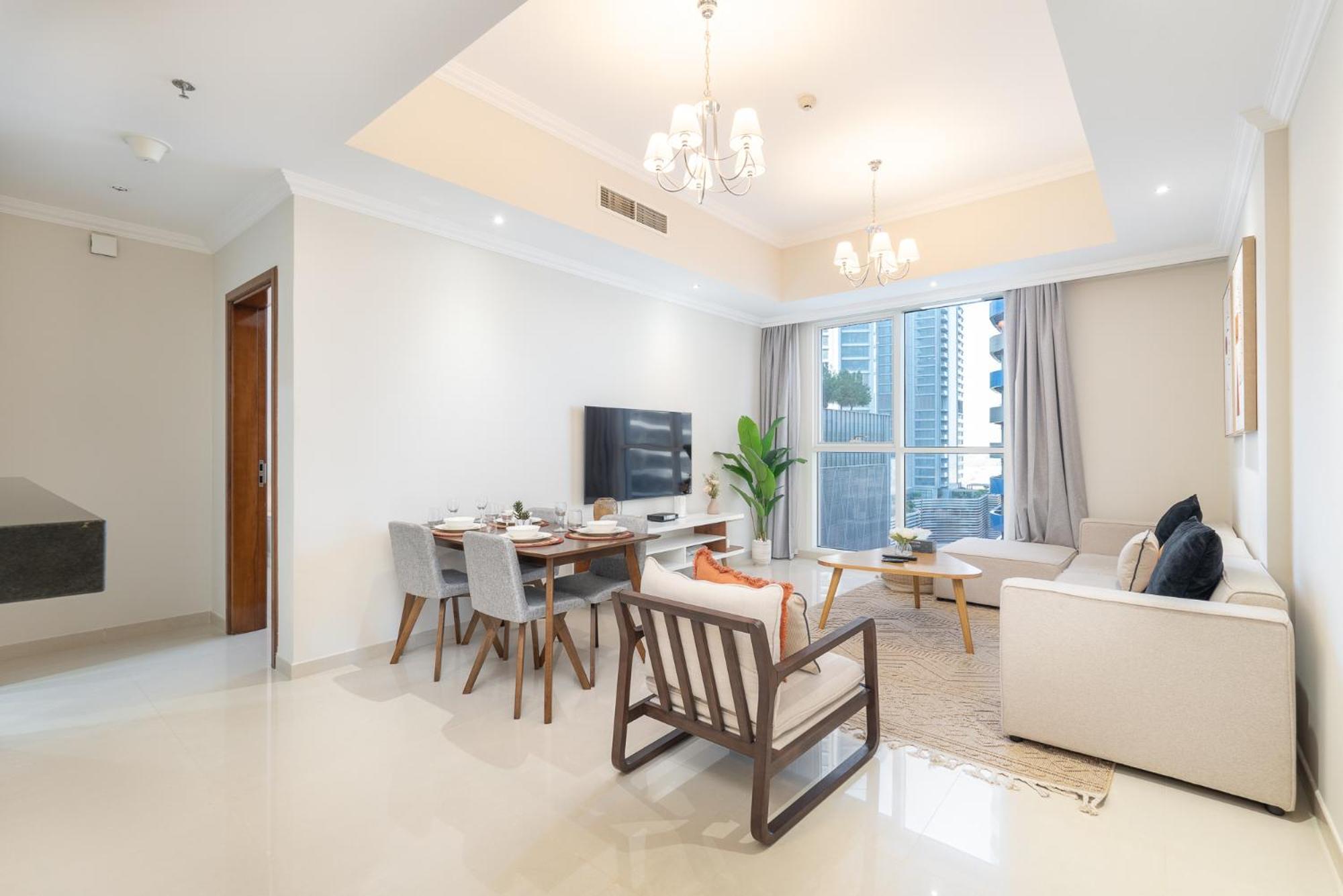 Heaven Crest Vacation Homes Downtown - Studio And 1 Bedroom Suites 2 Minute Walk To Dubai Mall And Burj Khalifa Exterior photo