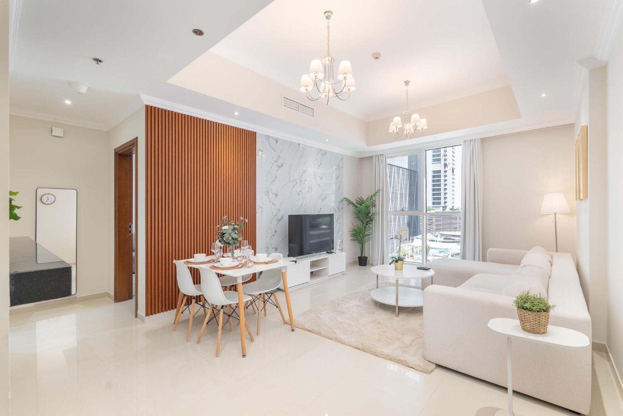 Heaven Crest Vacation Homes Downtown - Studio And 1 Bedroom Suites 2 Minute Walk To Dubai Mall And Burj Khalifa Exterior photo